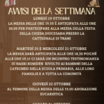 Appuntamento martedì e mercoledì